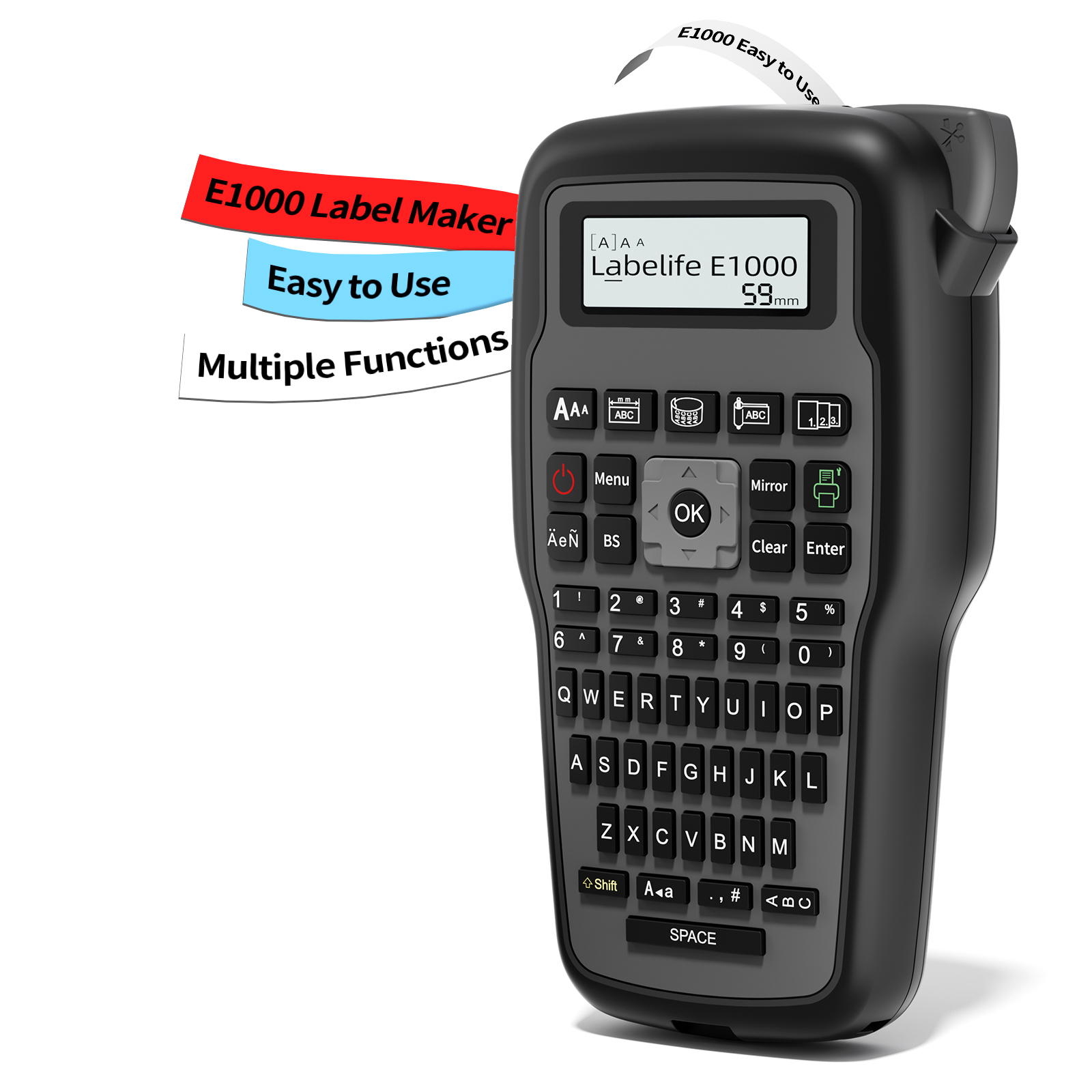 Label Maker - Máquina etiquetadora industrial E1000 Pro con