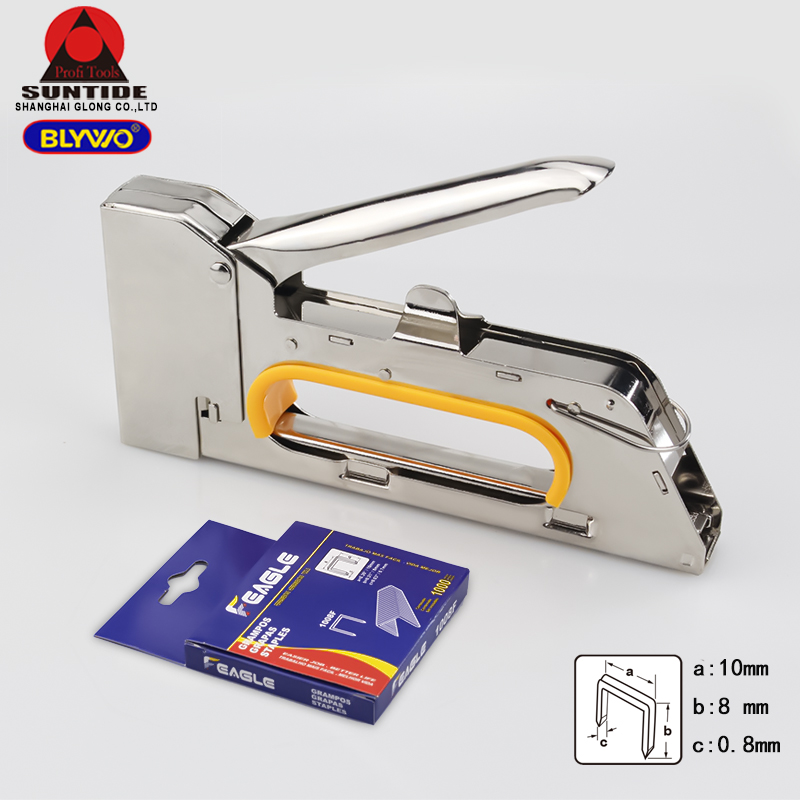 Grapadora para madera, pistola - Stapler Heavy Duty reseña y precio