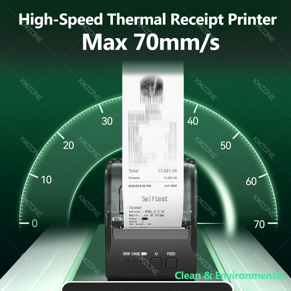 Mini impresora móvil de recibo - Commercial Book Printing Machines reseña y precio