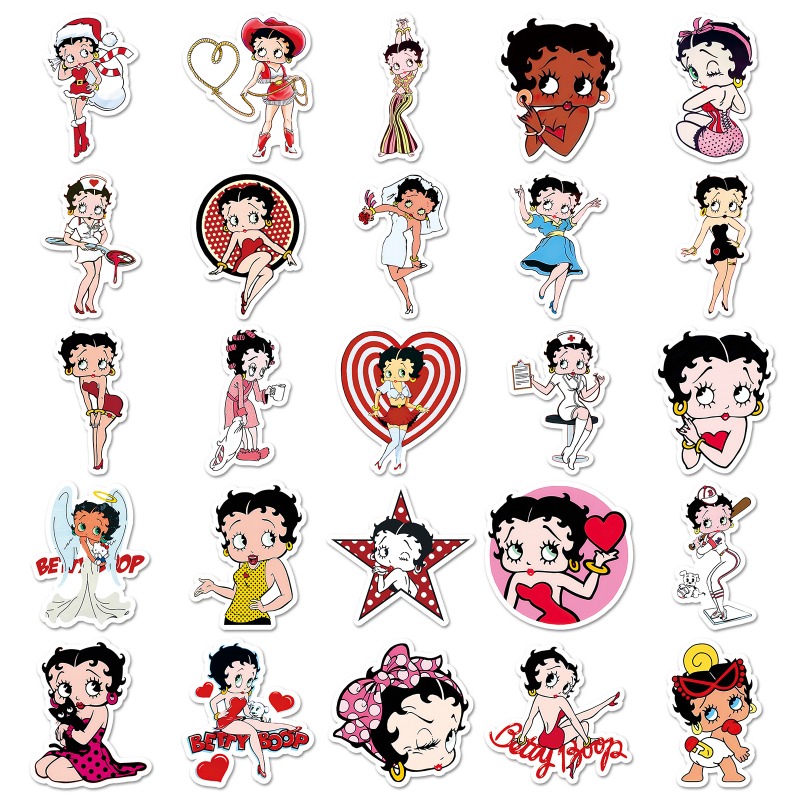 Betty Boop 50 pegatinas de alt - Printer Paper reseña y precio